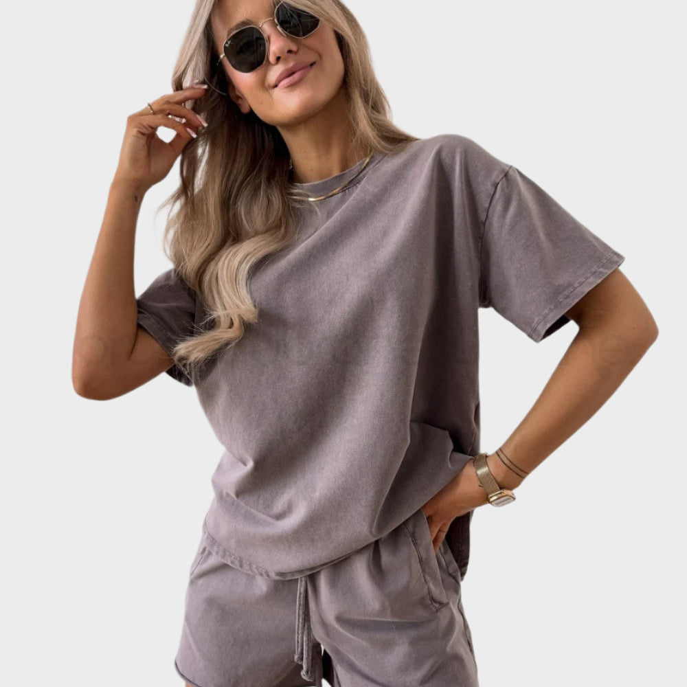 Lässiges Set mit T-Shirt und Jogginghose