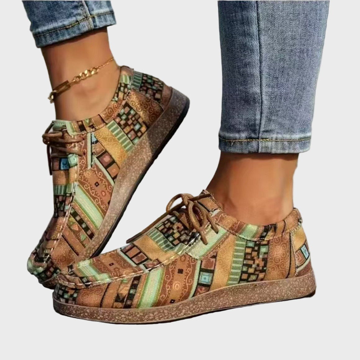 Beáta - Bunte Boho-Schuhe