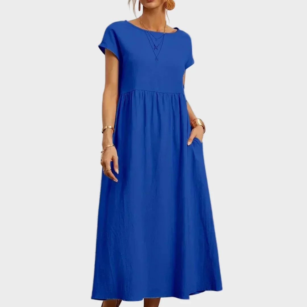 Gabrielle™ — Midi Kleid im eleganten, zeitlosen Stil