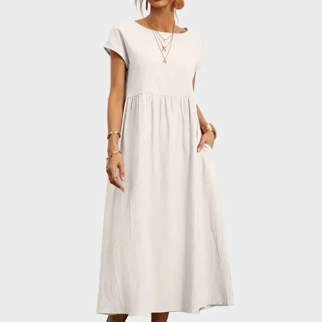Gabrielle™ — Midi Kleid im eleganten, zeitlosen Stil