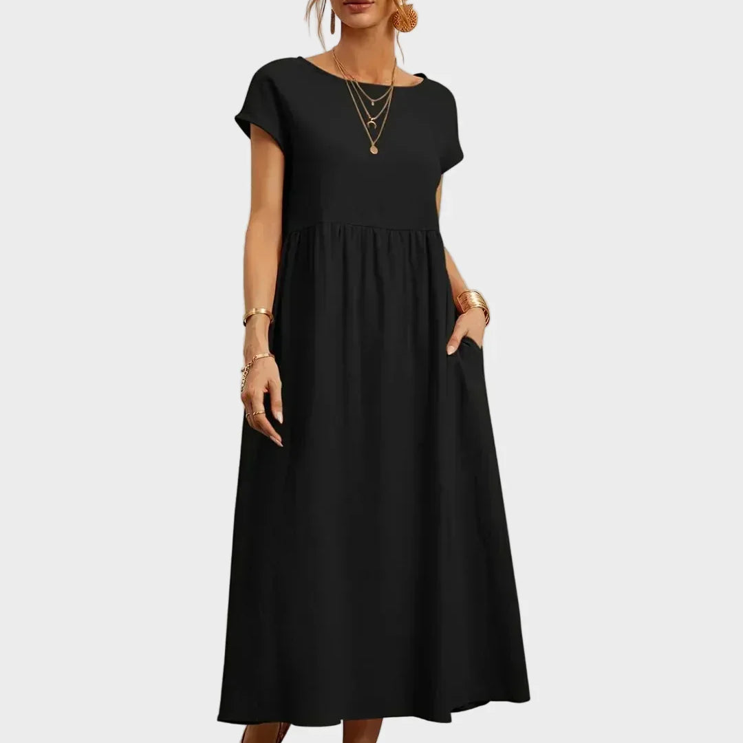 Gabrielle™ — Midi Kleid im eleganten, zeitlosen Stil